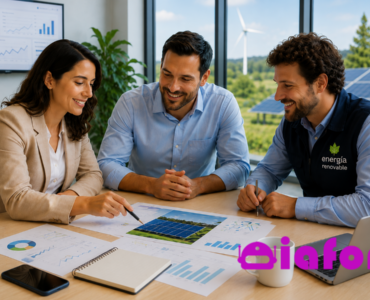 Agente telefónico con IA para empresas de energías renovables atendiendo llamadas y captando oportunidades comerciales